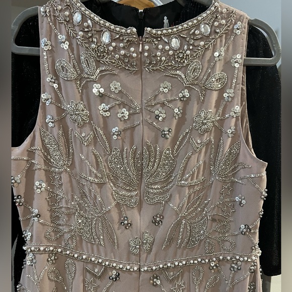 NEW with tag lavender sleeveless beaded gown US size 10 - Picture 16 of 16